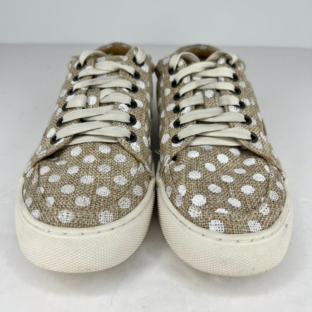 Boutique by Corkys Womens Puzzle Brown Polka Dots Low Lace Up Size 7 Sneakers - Picture 3 of 9